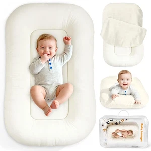 Tumbona y nido de bebé para recién nacido 0-24 meses, nido de bebé supervisado transpirable... - Imagen 1 de 8