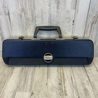 Selmer Signet flute Hard ( Case Only ) 16” X 5” Black 1970s? With Handle VTG - Image 1 of 4
