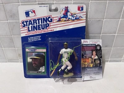 MLB Dave Parker Signed 1989 Starting Lineup SLU COA JSA Autograph Figure - Image 1 of 4