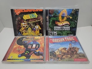 Lote de juegos de PC Oregon Trail Bomberman Catdog juegos de computadora THQ Hasbro  - Imagen 1 de 11