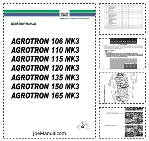 Manual de taller PDF Deutz Fahr Agrotron 106 110 115 120 135 150 165 MK3 - Imagen 1 de 1