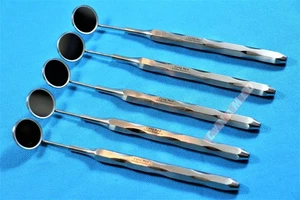Premium German - Hollow Dental Mirror Handle with Replaceable Dental Mouth Mi... - Picture 1 of 6
