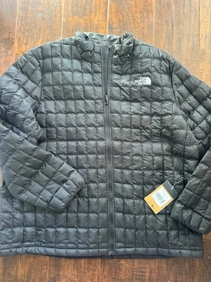 The North Face Men’s Thermoball Insulated Full Zip Large Jacket Black 3XL NWT - Image 1 of 4