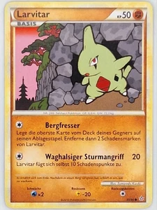 Larvitar 50/95 Pokemon - German HGSS Unleashed LP - Picture 1 of 2