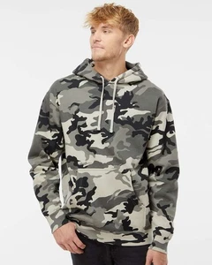 Independent Trading Co. Unisex schwerer Hoodie Schneetarnmuster - klein bis 2XL - Bild 1 von 5