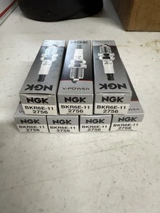 NGK 2756 BKR6E-11 Lot of 7 Sparkplugs - Foto 1 di 1