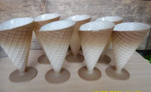 LBC C2/ 7 VINTAGE EISSCHALE HORN WAFFEL BORMIOLI ROCCO ITALY - Bild 1 von 7