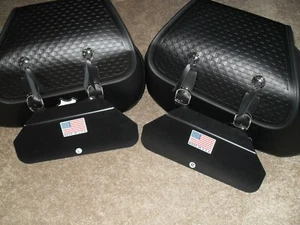 Harley Heritage Springer FLSTS Saggy Alforja "Tapa" Modelador/Inserto se adapta a 97-03 - Imagen 1 de 12