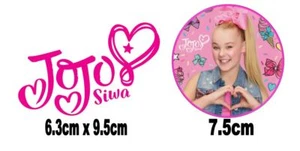 Logotipos JoJo Siwa comestibles glaseado logotipo decoración de pasteles - Imagen 1 de 3