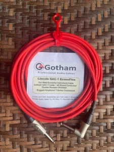 Conjuntos de cables de instrumento LINCOLN Econoflex 10 pies rojos - Imagen 1 de 2