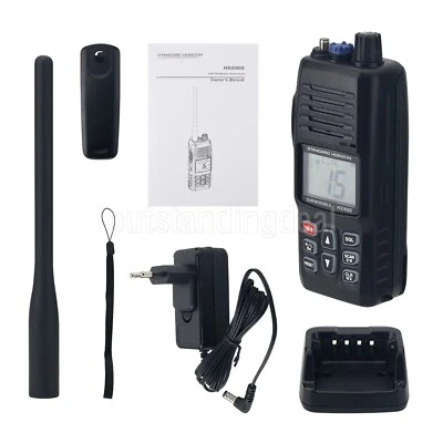 HX400IS Submersible 5W VHF Marine Radio Walkie Talkie with Noise Canceling Mic- - Image 1 of 4