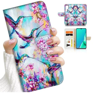 ( For Samsung S22 Ultra ) Flip Case Cover AJ24504 Bird Flower - Photo 1 sur 7