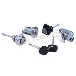 Ignition Door & Trunk Lock Cylinder Set For 03-08 Corolla Without Chip 2 Keys - Picture 1 of 12