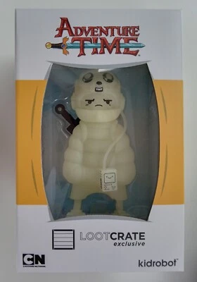 Kidrobot Adventure Time: Jake N Lil Finn Vinyl Art Figure | Loot Crate GID Ed. - Image 1 of 4