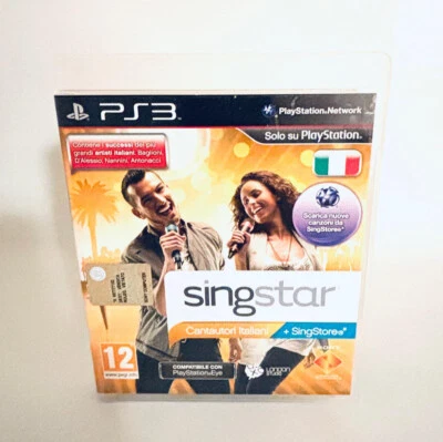 Singstar Cantautori italiani PS3 Sony Playstation 3 PAL ITA gioco COMPLETO - Immagine 1 di 4