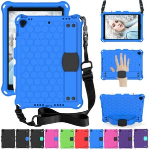 For iPad 5/6/7/8/9/10/11th Mini 7 Air Pro Shockproof EVA Stand Case Cover +Strap - Picture 1 of 72