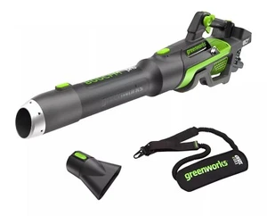Soplador de hojas Greenworks 80V 800CFM 200 MPH + correa y boquilla (SIN HERRAMIENTA DE BATERÍA SOLAMENTE) - Imagen 1 de 9