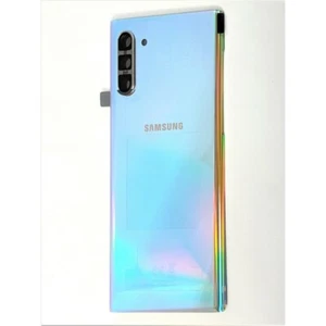 Genuine Samsung Note 10 (N970f) Battery Cover +Cam Lens Aura Glow GH82-20528C - Picture 1 of 2