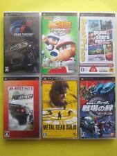 PlayStation Portable PSP Game software Lot 6 Mobile Suit Gundam Gran Turismo