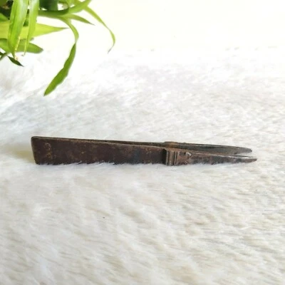 1920s Vintage Old Primitive Steel Tweezer Tong Tool Decorative Collectible TZ6 - Image 1 of 4