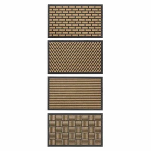 JVL Wien Schwerlast Eingang Tür Matte Schaber mit Gummirücken 45 x 75 cm - Bild 1 von 17