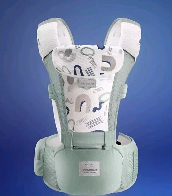 Portabebés Recién Nacido a Niño Pequeño Delantero y Trasero Llevar con Capucha y Extensores de Cintura Nuevo Foto 1 de 4