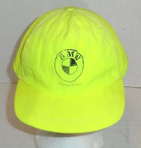 VTG BMW Motorcycles 100% Nylon Men's Snapback Adjustable Hat with Flaws READ - Picture 1 of 7