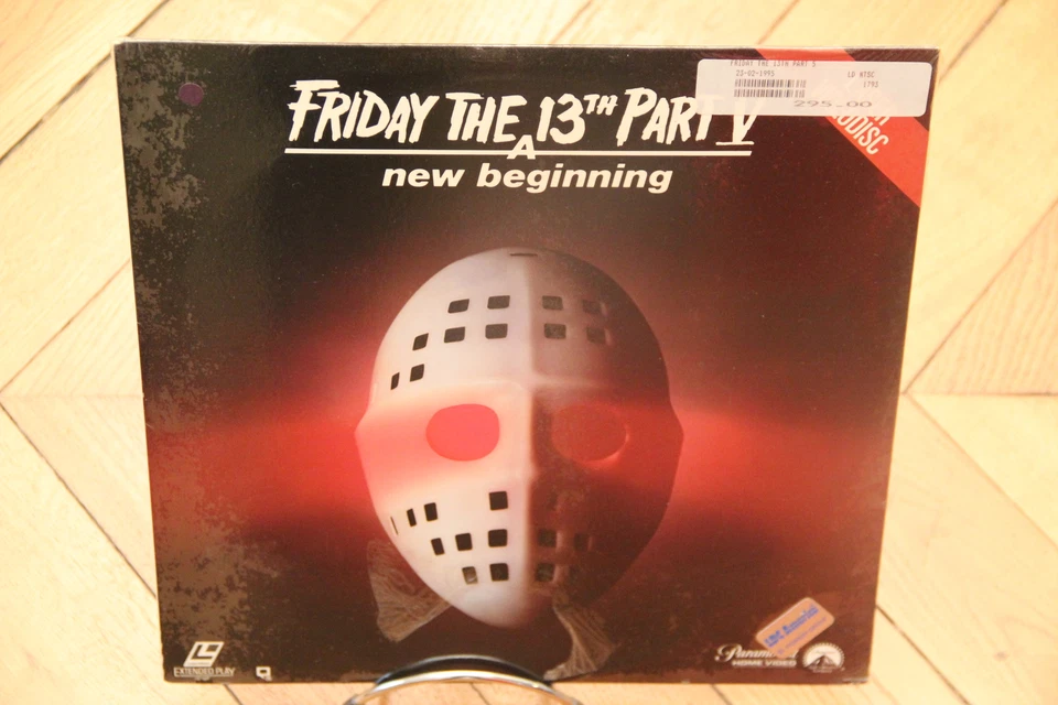 Friday 13th Part 5: A Beginning 1985 Laserdisc LD NTSC�Horror Sealed - Imagem 1 de 1