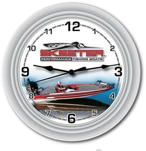 Skeeter Fishing Boat Wall Clock - Cottage Bass Watercraft Garage - GREAT GIFT - Picture 1 of 1