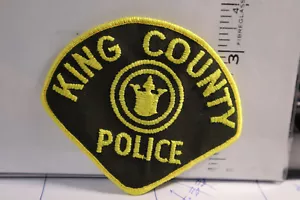 police patch  KING COUNTY POLICE WASHINGTON - Picture 1 of 1