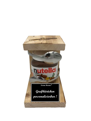 Eiserne Reserve ® Löffel - Nutella Personalisierbar Geschenk Geburtstag Hochzeit
