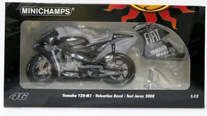 1/12 Minichamps 2008 Fiat Yamaha YZR-M1 Moto GP Rossi Test Jerez 122093946 - Imagen 1 de 9