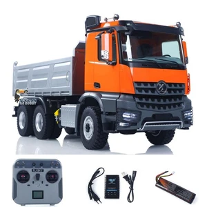1/14 2.4G Radio Control Electric Lifting Dump Truck 5702 6*6 Engineering Vehicle - Picture 1 of 24