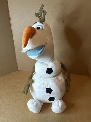 Disney Olaf Frozen Doll Plush Stuffed Pull Apart Talks Lights Up Works Great - Image 1 of 4