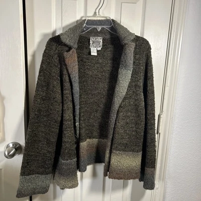 Curio Women Multi Color Sweater Open Cardigan Size 1X - Image 1 of 4