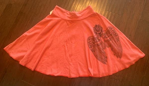 Minifalda 2B Free Love polar línea A naranja talla S nueva sin etiquetas - Imagen 1 de 6