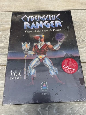 Vintage Cybergentic Ranger PC Game Secret Seventh Planet VGA MS-DOS Symtus - Image 1 of 4