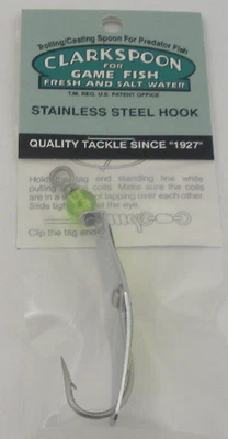 Вспышка/бусина Clarkspoon 1RBMS-CF размер 1 масштаб вспышки Clarkspoon Chartreuse - Изображение 1 из 2