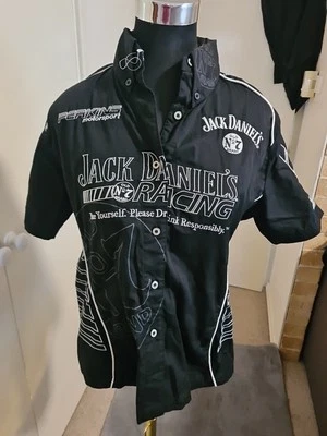 Women's Jack Daniels Racing Button Up Shirt Size 14 BNWOT - image 1 of 4