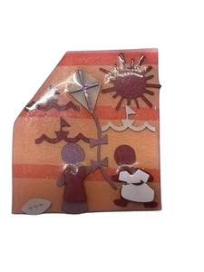 Little People Pins by Lucinda Brooch Boy Girl Kite Ocean Sun Football Boats 2” - Picture 1 of 4