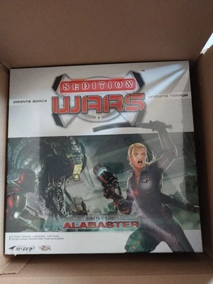 Sedition Wars Battle for Alabaster Board Game CMON Studio McVey NEW SEALED - Image 1 of 2