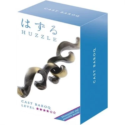 HANAYAMA Huzzle Metallpuzzle Cast Baroq Level Schwierigkeitsgrad 4 Geschenkset