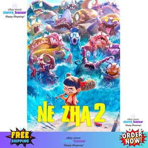 Ne Zha 2 (2025) HD DVD (REPRODUCTION) Nezha Chinese Animation Directed by Jiaozi - Picture 1 of 2