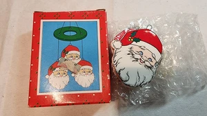 Vintage RUSS Porzellan Weihnachtsmann Urlaub Weihnachten Windspiel Ornament #1906 - Bild 1 von 5