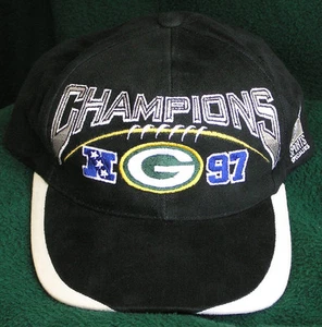 1997 GREEN BAY PACKERS NIKE NFC CHAMPIONS LOCKER ROOM CAP NEW WITH TAG FREE SHIP - Picture 1 of 4