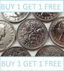 LUCKY SILVER SIXPENCES ORDER 1 GET 1 FREE WITH FREE POSTAGE CHOICE OF DATE