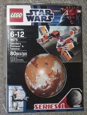 LEGO Star Wars 9675 Sebulba's Podracer & Tatooine new 80 pieces sealed - Image 1 of 2