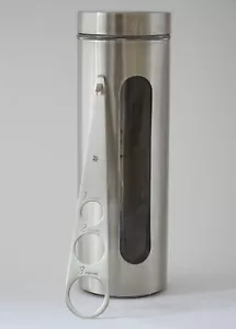 Vorratsdose Spaghetti Glas Edelstahl Vorratsglas mit WMF Portionierer - Bild 1 von 3