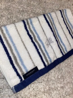 Burberry Nova check Horse Hand Towel Authentic home plaid bathroom kitchen - Image 1 of 4