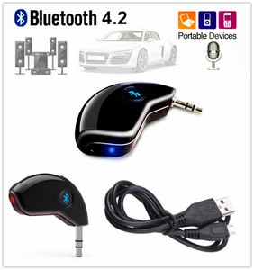 3.5mm AUX Bluetooth4.2 Audio Receiver Adapter Wireless Music Dongle A2DP USB Car